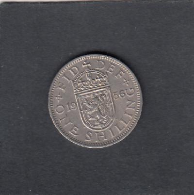 Beschrijving: 1 Shilling ELIZABETH II